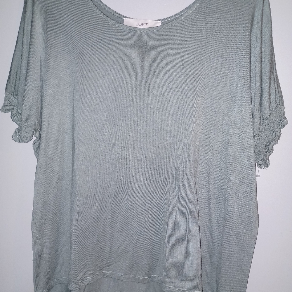 Green stretch top